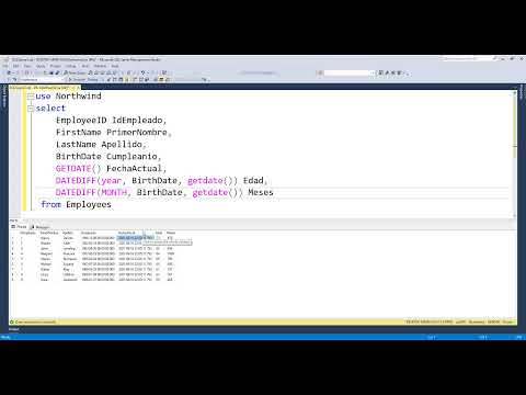 Video: ¿Qué hace Dateiff en SQL?