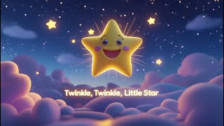 Twinkle Twinkle Little Star gentle lullaby with stars and moon animation screenshot 4