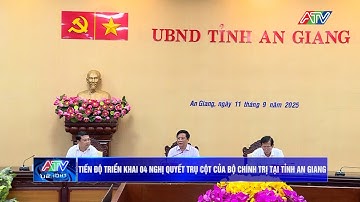 Tiến độ triển khai 04 nghị quyết trụ cột của Bộ Chính trị tại tỉnh An Giang | Truyền hình An Giang 2