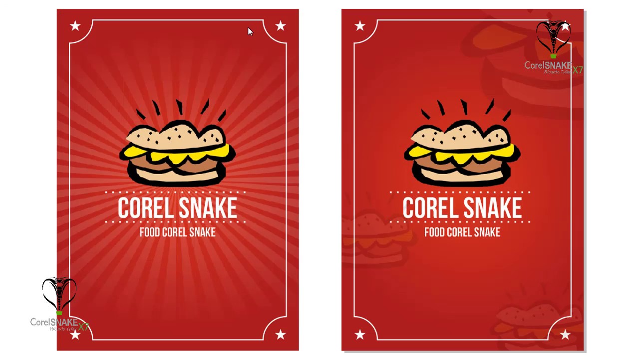 pan flutes amazon CURSO DE COREL DRAW - COMO CRIAR UM MENU DE RESTAURANTE NO COREL DRAW // COREL SNAKE