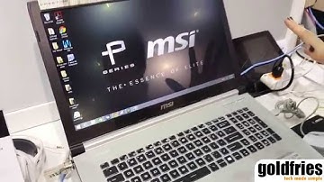 MSI Showcases The New P-Series Notebooks at Computex 2015