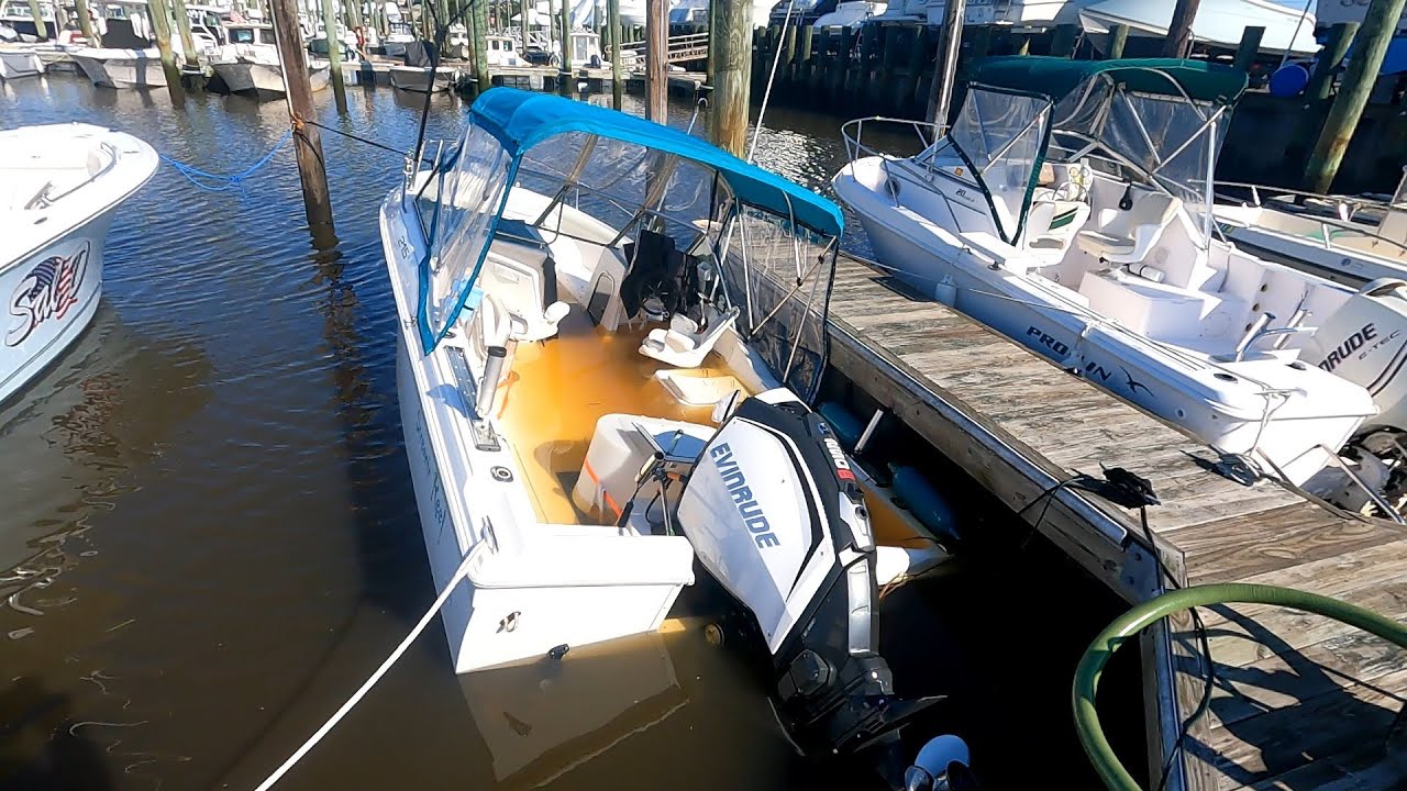 Boat sinks at dock during storm YouTube