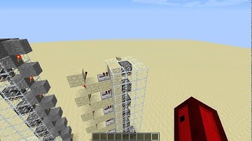 Minecraft 1.9 snapshot 15w50a Item elevator design