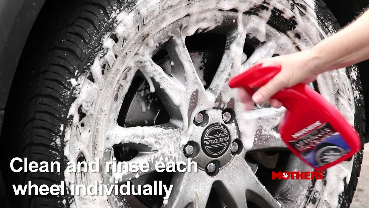 Mothers All Wheel and Tire Cleaner Shines your Tires YouTube