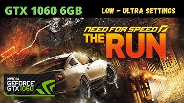 NFS The Run | GTX 1060 6GB | Low To Ultra Settings | i5-12400F | 1080p