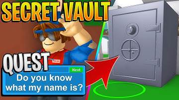 SECRET NPC SAFE QUEST IN ROBLOX MINING SIMULATOR!