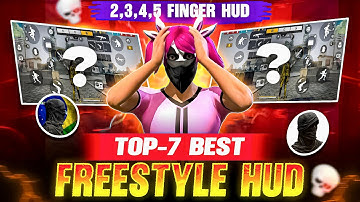 Top 7 Freestyle HUD Free Fire 2025 🔥 (MOVEMENT + HEADSHOT + ACCURACY)
