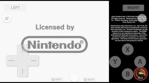 Atari Greatest Hits: Missile Command: Game 3 [Atari 2600] 33435 - Nintendo DS Emulated