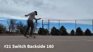 50 Flatground Tricks at 50