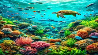 موسيقى هادئة للاعصاب مع مناظر طبيعية للمحيط ️والاسماك والشعب المرجانية the Ocean