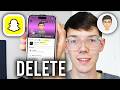 How To Delete Bitmoji On Snapchat - Step By Step