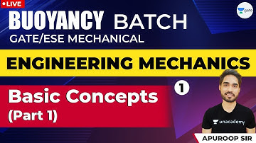 Basic Concepts - 1 |  Lec - 1 | Engineering Mechanics | GATE 2021 Mechanical Engineering