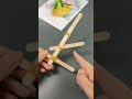 hướng dẫn l&agrave;m s&uacute;ng đồ chơi từ que kem-thủ c&ocirc;ng-p1 #shorts #craft #kids