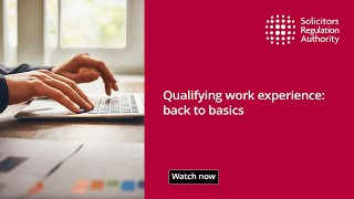 Qualifying work experience: back to basics