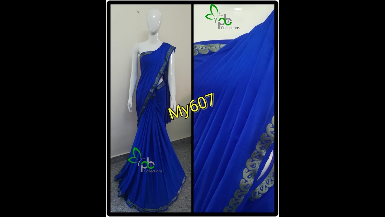 Mysore silk saree Running blouse | RV Collections