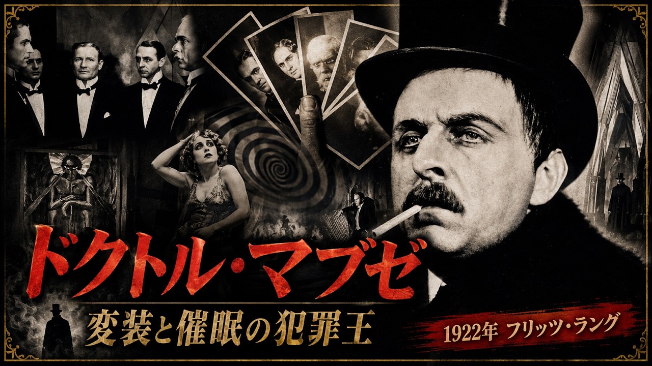 ドクトル・マブゼ』(1922)【日本語字幕】フリッツ・ラングの超大作