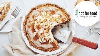 vegan pumpkin spice latte pie (#PSL pie) | hot for food