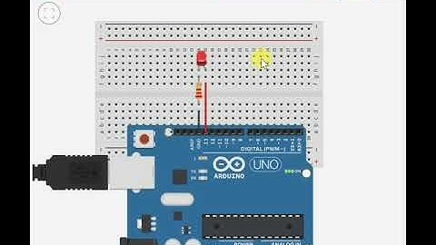 Tinkercad Circuit LED Blink 1