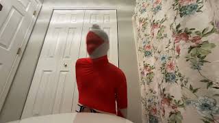 Inside morph suit upside down