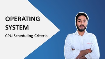 CPU Scheduling Criteria in Operating System |Operating System tutorial in Hindi by Vikas