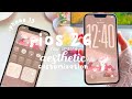 iOS 26 UPDATE ON iPhone 13 💌 LIQUID GLASS AESTHETIC free CUSTOMIZATION 🌷 customize with me ♡