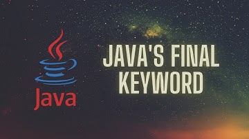 The Final Keyword in Java