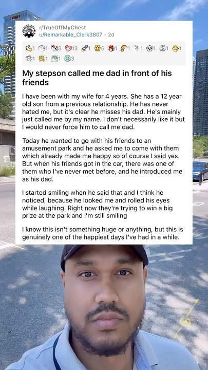 My stepson called me dad in front of his friends