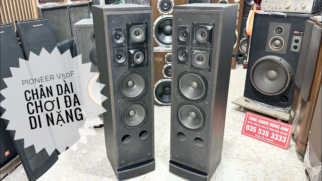 PIONEER CS-V50F トールボーイ型スピーカー ペア もっさん PIONEER CS