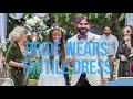 Bride wears tactile wedding dress to surprise blind husband