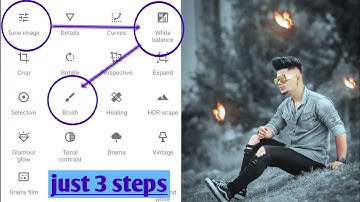 Snapseed - Just 3 Steps  Dark And Blue Effect || Snapseed Photo Editing || Js Edits