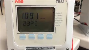 How to Perform a One Point Calibration on the Four Electrode Conductivity System