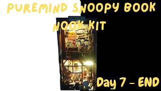 Day 7 *COMPLETE* Puremind Snoopy Book Nook -Wooden 3D Model