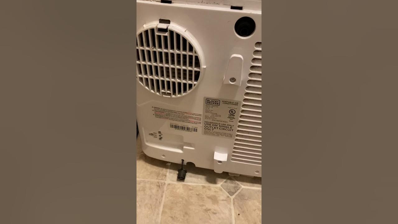 Dissassemble Black and Decker BPACT08 portable air conditioner - YouTube