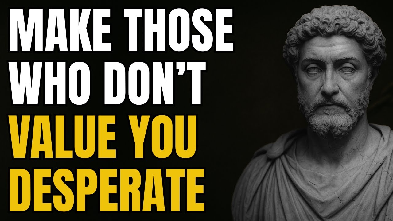 9 Attitudes That Make Those Who Didn't Value You Regret It and Come Chasing DESPERATELY | Stoicism