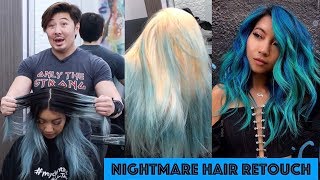 NIGHTMARE HAIR RETOUCH!