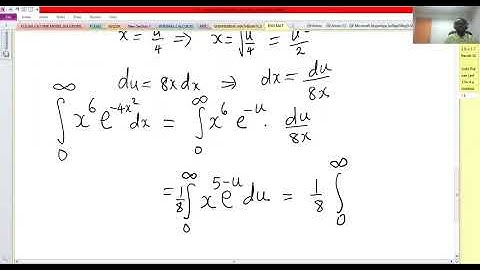 Evaluting Integral by use of Gamma Function
