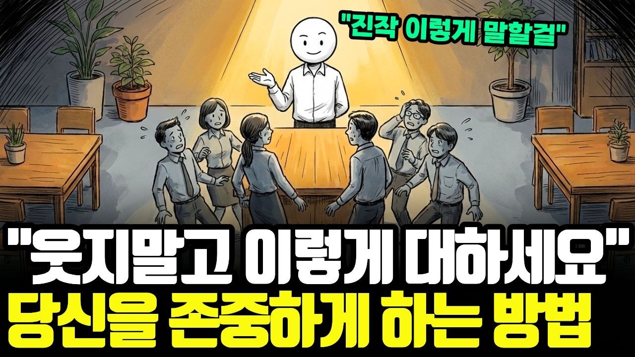 존중받는 사람과 무시당하는 사람의 결정적인 3가지 차이