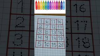 Can You Trace Numbers 1-20 🔢✏️ | Number Tracing for Kids