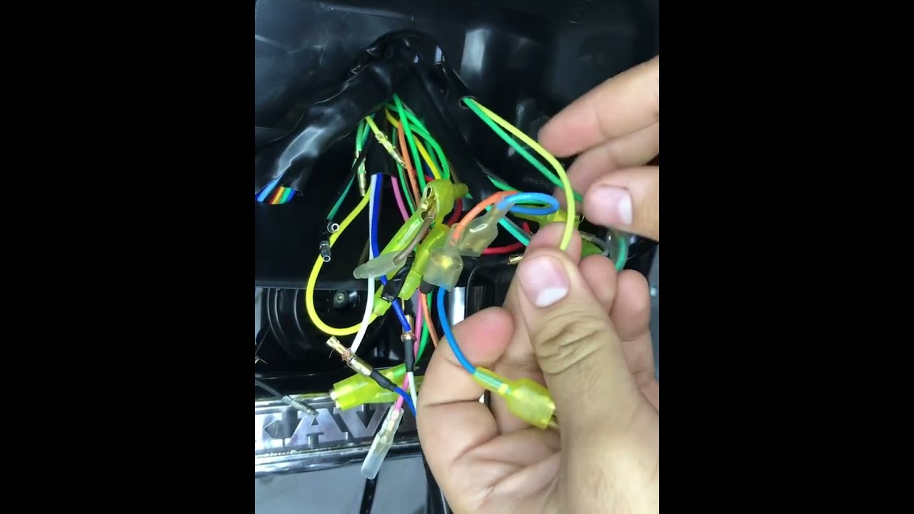 آموزش کامل سیم کشی هوندا 125✅👍Complete Honda 125 wiring tutorial