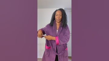 Have I Seriously been Fastening my Bathrobe WRONG???