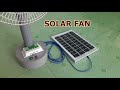DIY Solar Energy Storage Fan - Speed Adjusment