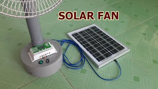 DIY Solar Energy Storage Fan - Speed Adjusment