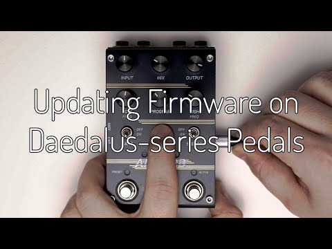 How to update firmware on Daedalus-series pedals