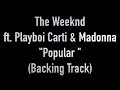 Popular Instrumental Backing Track By The Weeknd Ft Playboi Carti Madonna 