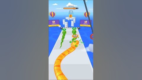 Snake Run Race Lvl. 26 #shorts #games
