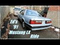 3 3 24 RIDE IN A &#39;91 MUSTANG 4 CYL LX WITH 173,000 KM CLEAN IN MONTREAL