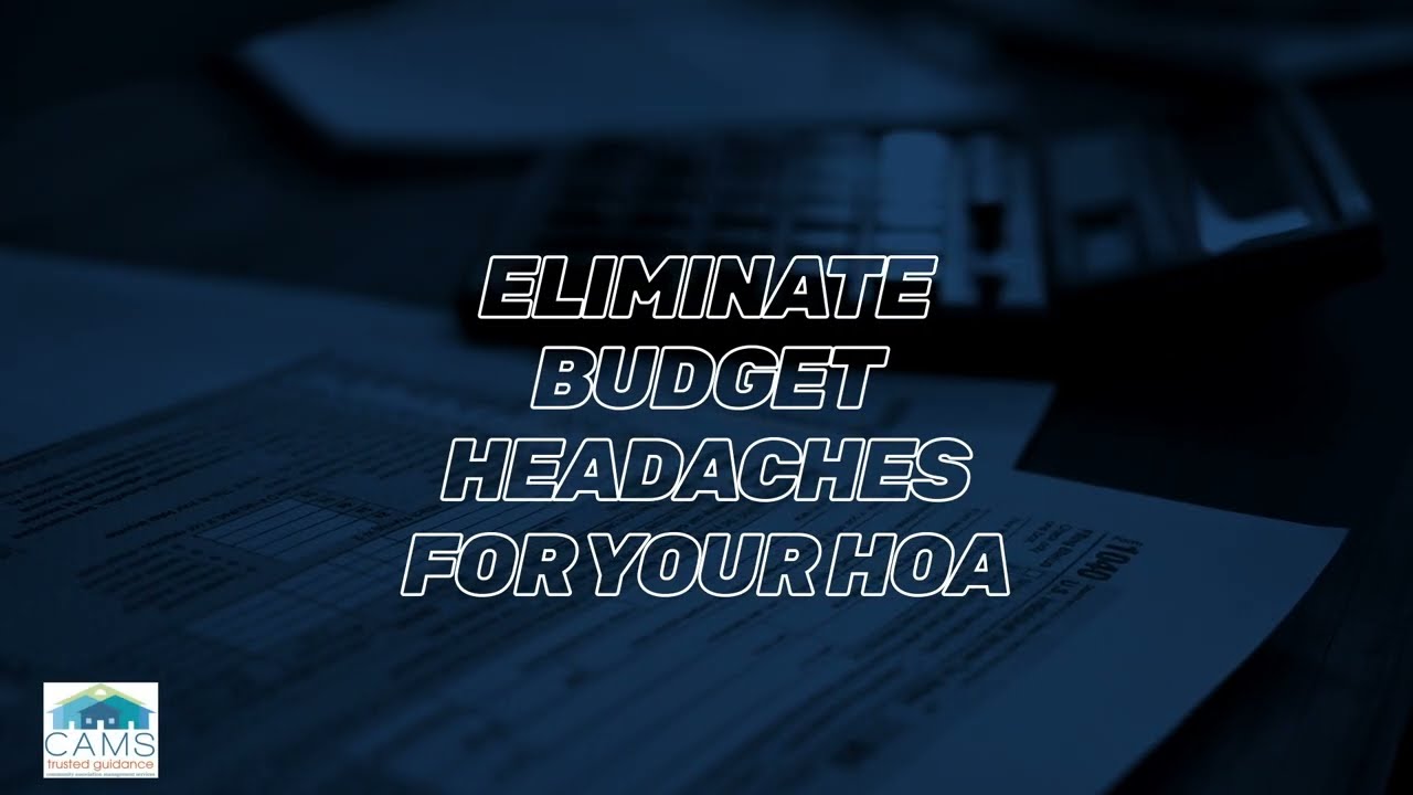 Preparing Budgets for your HOA