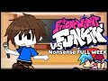 Friday night Funkin React VS Nonsense FULL WEEK (Gacha club