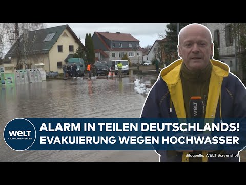 HOCHWASSER-ALARM: Evakuierung in Deutschland! Tauwetter sorgt teils für extreme Pegel