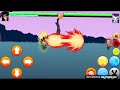 جميع تحولات غوكو في لعبة Power Warrior 